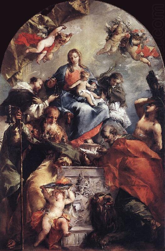 GUARDI, Gianantonio Madonna and Child with Saints kh china oil painting image